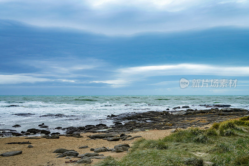 Waipapa Point灯塔，南岛，新西兰